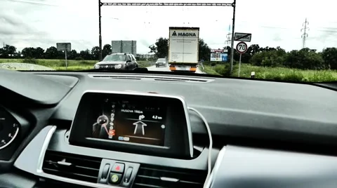 Driving with GPS 스톡 동영상 68094859