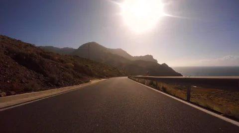 Driving in Gran Canaria 스톡 동영상 68057818