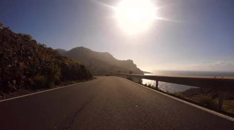 Driving in Gran Canaria 스톡 동영상 68063198