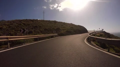 Driving in Gran Canaria 스톡 동영상 68065575