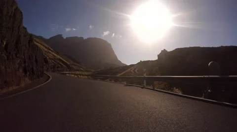 Driving in Gran Canaria 스톡 동영상 68067429