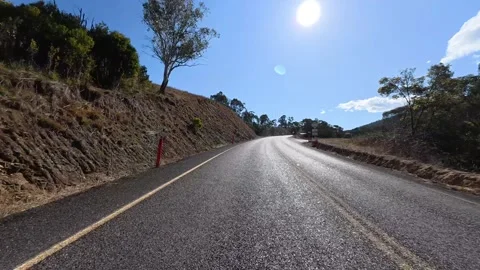 Driving Great Alpine Road - Omeo Vídeos de archivo 332093020