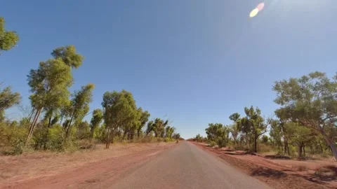 Driving - Gregory Lawn Hill Rd QLD Vídeos de archivo 331624587