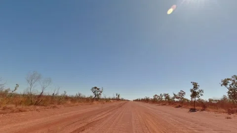 Driving - Gregory Lawn Hill Rd QLD Stock Footage 331624653