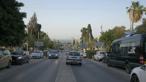 Driving in Haifa Stock-Footage 100570479