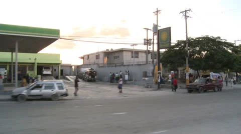 Driving in Haiti Stock Footage 23864168