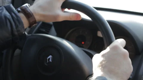 Driving, hands and steering wheel day 스톡 동영상 45708859