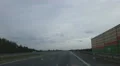 Driving at high speed in rain. Raindrops on windscreen, bad weather conditions HD Footage