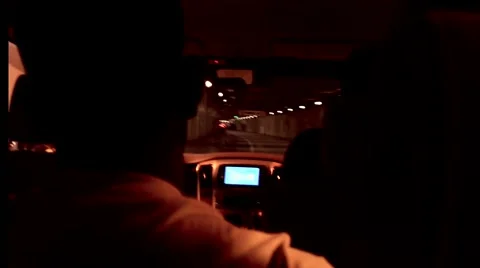 Driving high way tunnel Видео 52955490