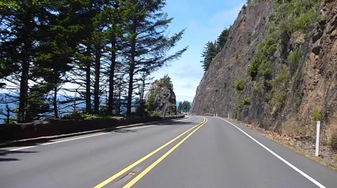 Driving on Highway 101 Real Time 2 Stock Footage 53114868