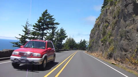 Driving on Highway 101 Time Lapse 1 Stock Footage 53115053