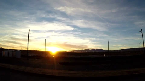 Driving on Highway 14 in Kern county Stock Footage 33790873