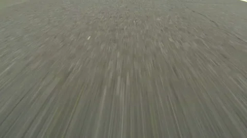 Driving on Highway - Close up view of Asphalt - No 5 Stock Footage 41841607