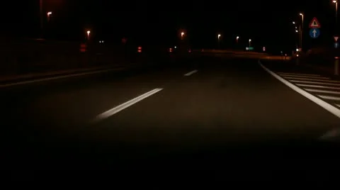 Driving on highway Stock Footage 10587195