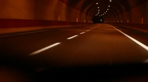 Driving on highway Stock Footage 10587216