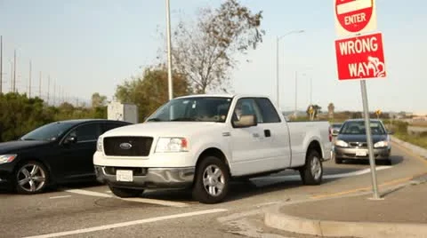 Driving on Highway Stock Footage 21282043