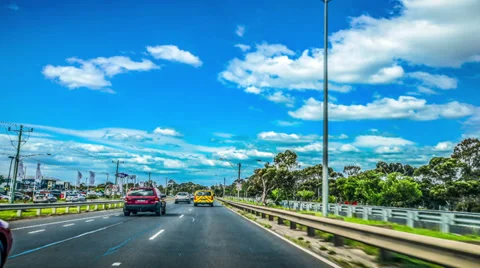 Driving on highway Stock Footage 32421574