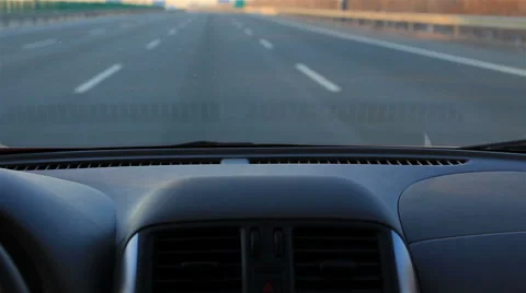 Driving on the highway Stock Footage 40915292