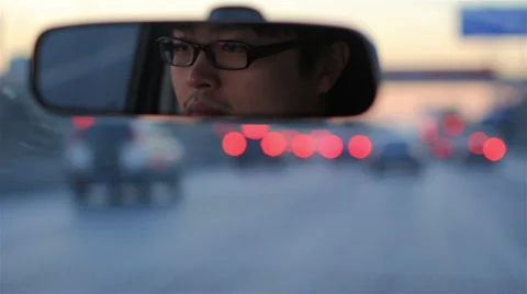 Driving on the highway Stock Footage 40915712