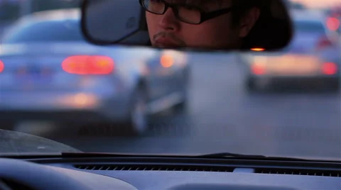 Driving on the highway Stock Footage 40918276