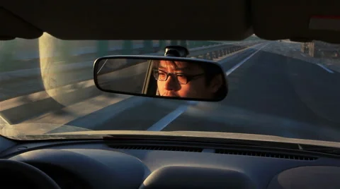 Driving on the highway Stock Footage 40918313