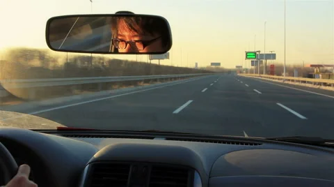 Driving on the highway Stock Footage 40918346