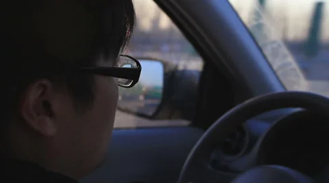 Driving on the highway Stock Footage 40954711