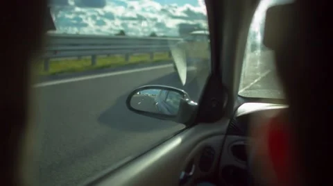 Driving on the highway Stock Footage 67457115