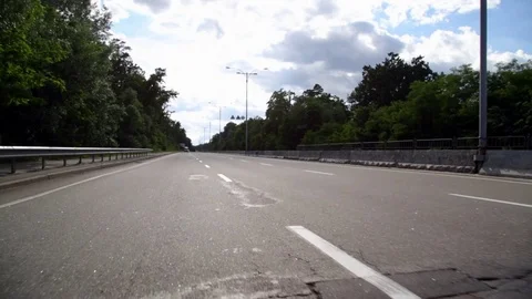 Driving on a highway Video stock 72860191