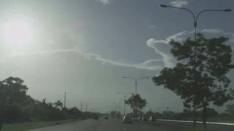 Driving on the Highway 스톡 동영상 81838763