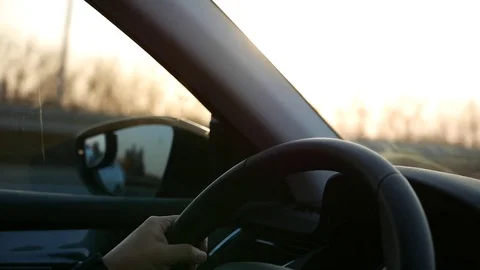 Driving on highway Stock Footage 85252200