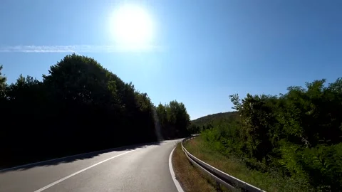 Driving on the highway Stock Footage 143188335