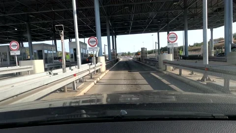 Driving on the highway Stock Footage 143257036