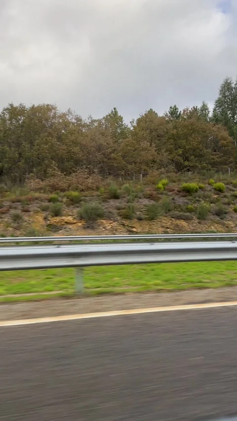 Driving in the highway Stock Footage 255684217