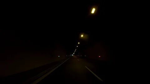 Driving on the Highway, Front View Video stock 90314028