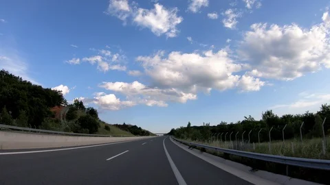 Driving on the Highway, Front View Видео 90348925