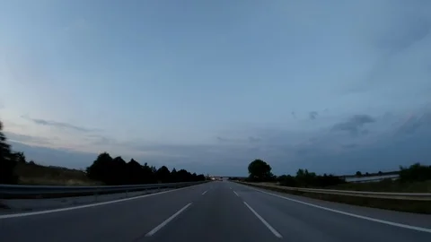 Driving on the Highway, Front View Видео 90351215