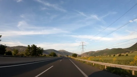 Driving on the Highway, Front View Видео 90352008