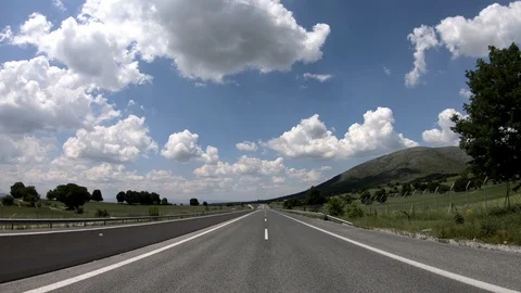 Driving on the Highway, Front View Vidéo 90372760