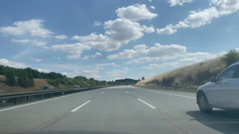 Driving on a highway in germany Video stock 228367973