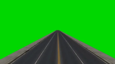 Driving On Highway  - green screen Stock-Footage 36216262