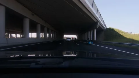 Driving on the highway in the Netherlands Stock-Footage 140742343