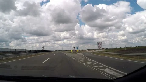 Driving a highway in the sunshine Stock Footage 172063710