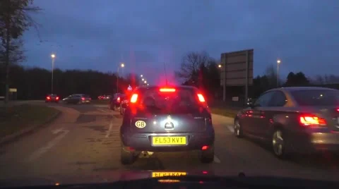 Driving on the highway (time lapse) Stock Footage 46453531