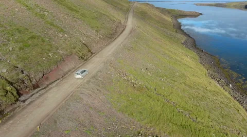 Driving on hillside Video stock 67479130