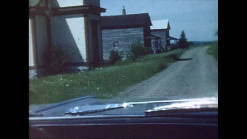 Driving By Houses Stock Footage 135188699
