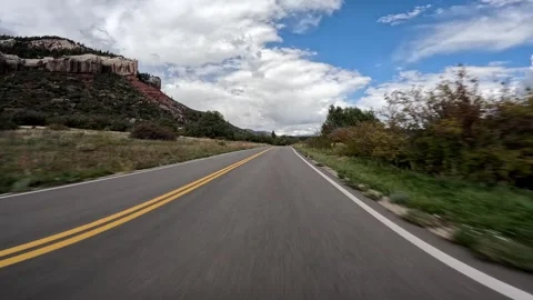 Driving up hwy204 from Drango,CO Stock Footage 266074503