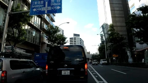 Driving Hyper Lapse Tokyo In The Day Stock Footage 113065851