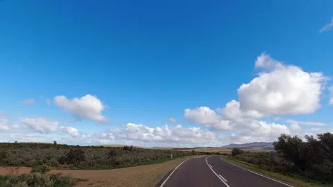 Driving Hyperlapse - RM Williams Way - Yanyarrie Stock Footage 330702736