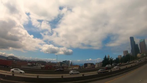 Driving I-5 Seattle 스톡 동영상 116815077